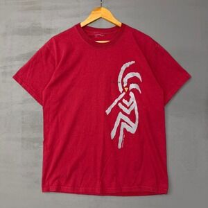 Aspen Kokopelli Graphic T-Shirt Red Vintage Souvenir Tee Large
